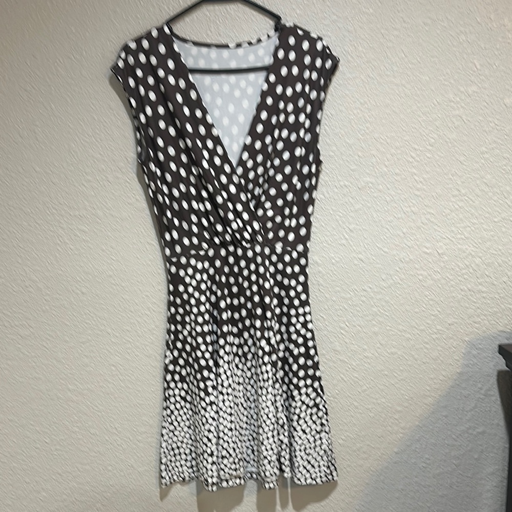 Elegant Polka Dot Dress